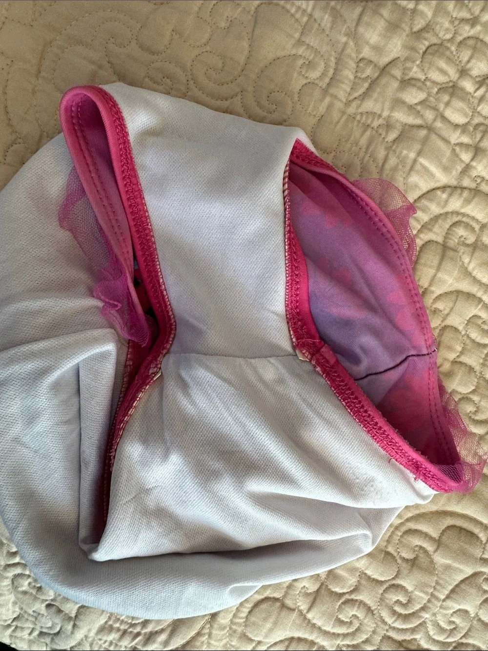 Disney Pink and Blue Frozen Character One-Piece Swim
